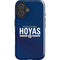 Georgetown University Hoyas Stripe iPhone 16 Plus Impact Case