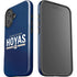 Georgetown University Hoyas Stripe iPhone 16 Plus Impact Case
