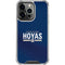 Georgetown University Hoyas Stripe iPhone 16 Pro Clear Case