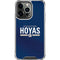 Georgetown University Hoyas Stripe iPhone 16 Pro Max Clear Case