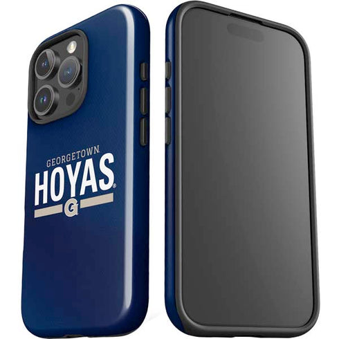 Georgetown University Hoyas Stripe iPhone 16 Pro Max Impact Case