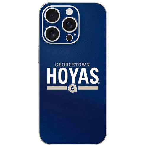 Georgetown University Hoyas Stripe iPhone 16 Pro Skin