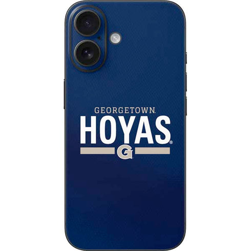 Georgetown University Hoyas Stripe iPhone 16 Skin
