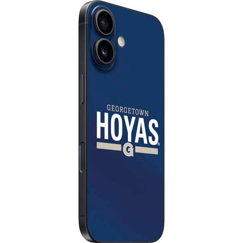 Georgetown University Hoyas Stripe iPhone 16 Skin