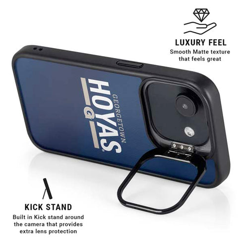 Georgetown University Hoyas Stripe iPhone 16e Kickstand Case