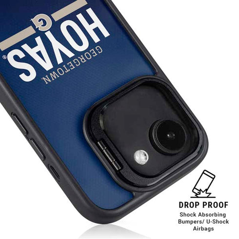 Georgetown University Hoyas Stripe iPhone 16e Kickstand Case
