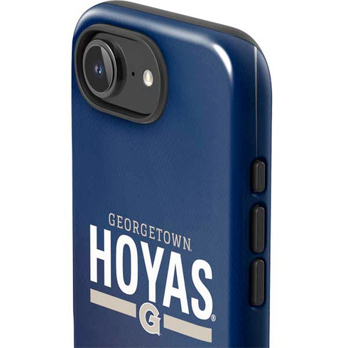 Georgetown University Hoyas Stripe iPhone 16e Impact Case