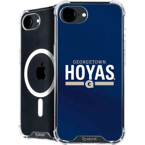Georgetown University Hoyas Stripe iPhone 16e MagSafe Case