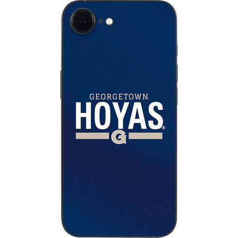 Georgetown University Hoyas Stripe iPhone 16e Skin