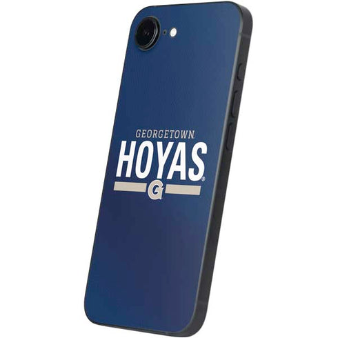 Georgetown University Hoyas Stripe iPhone 16e Skin