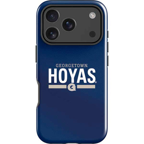 Georgetown University Hoyas Stripe iPhone 18 Pro Impact Case