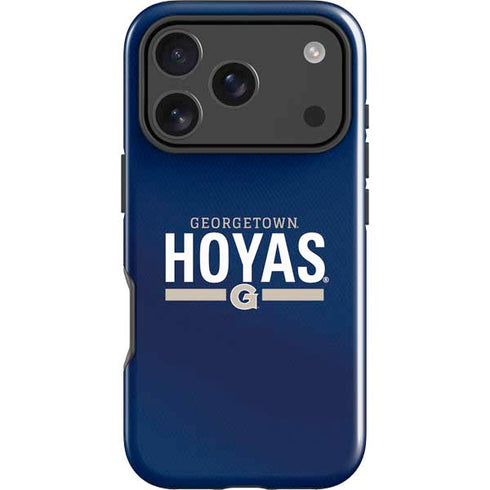 Georgetown University Hoyas Stripe iPhone 18 Pro Max Impact Case