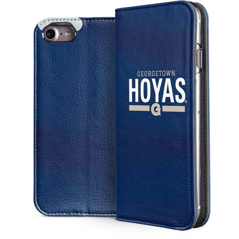Georgetown University Hoyas Stripe iPhone 7 Folio Case