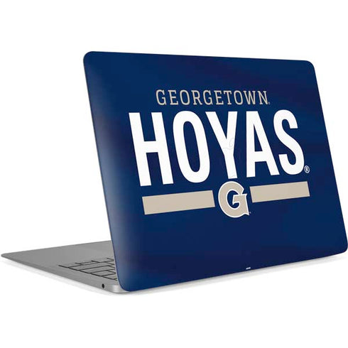 Georgetown University Hoyas Stripe Apple MacBook Air Skin