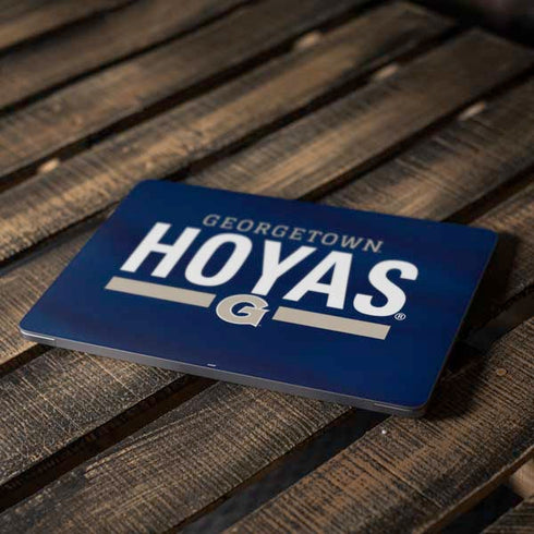 Georgetown University Hoyas Stripe Apple MacBook Air Skin