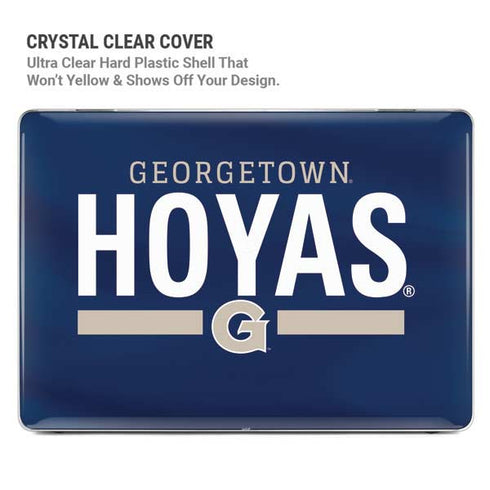 Georgetown University Hoyas Stripe MacBook Pro 14in (2021-24) Case plus Skin