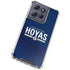 Georgetown University Hoyas Stripe Moto G 5G (2025) Clear Case