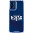 Georgetown University Hoyas Stripe Moto G Play 4G (2024) Clear Case