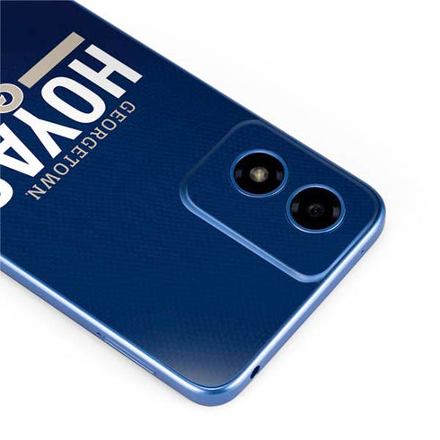 Georgetown University Hoyas Stripe Moto G Play 4G (2024) Skin