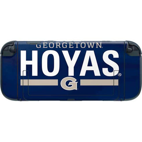 Georgetown University Hoyas Stripe Nintendo Switch 2 (2025) with Joy-Con Skin