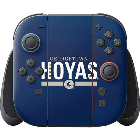 Georgetown University Hoyas Stripe Nintendo Switch 2 (2025) Joy-Con Controller Skin