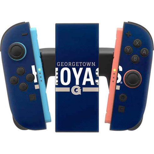 Georgetown University Hoyas Stripe Nintendo Switch 2 (2025) Joy-Con Controller Skin