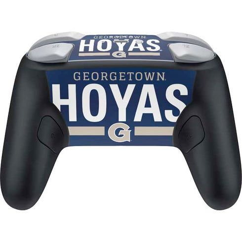 Georgetown University Hoyas Stripe Nintendo Switch 2 (2025) Pro Controller Skin