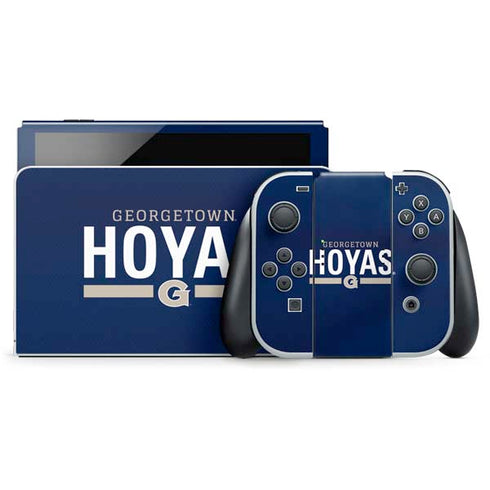Georgetown University Hoyas Stripe Nintendo Skins