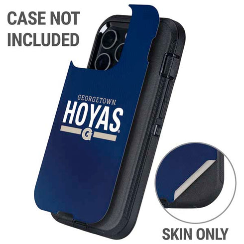 Georgetown University Hoyas Stripe Otterbox Defender iPhone Skin