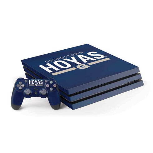 Georgetown University Hoyas Stripe PlayStation PS4 Skins