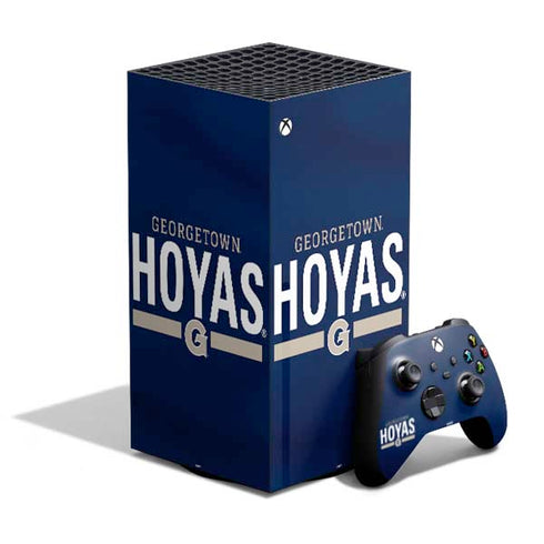 Georgetown University Hoyas Stripe XBox Series X Digital Edition Bundle Skin