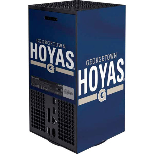 Georgetown University Hoyas Stripe XBox Series X Digital Edition Bundle Skin