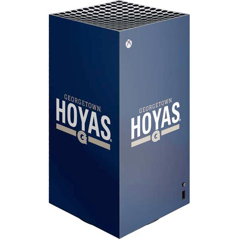 Georgetown University Hoyas Stripe XBox Series X Digital Edition Console Skin