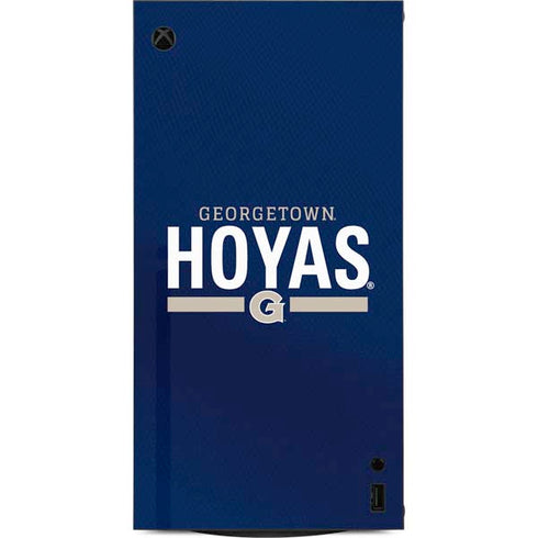 Georgetown University Hoyas Stripe XBox Series X Digital Edition Console Skin