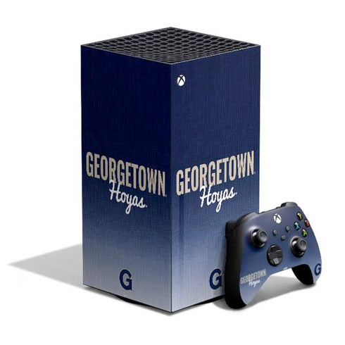 Georgetown University Hoyas XBox Series X Digital Edition Bundle Skin