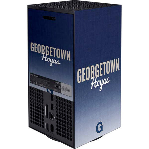 Georgetown University Hoyas XBox Series X Digital Edition Bundle Skin