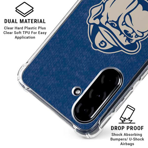 Georgetown University Jack the Bulldog Mascot Galaxy A36 5G Clear Case