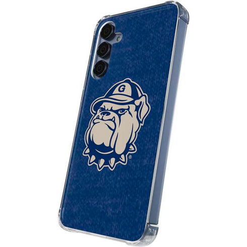 Georgetown University Jack the Bulldog Mascot Galaxy A55 5G Clear Case