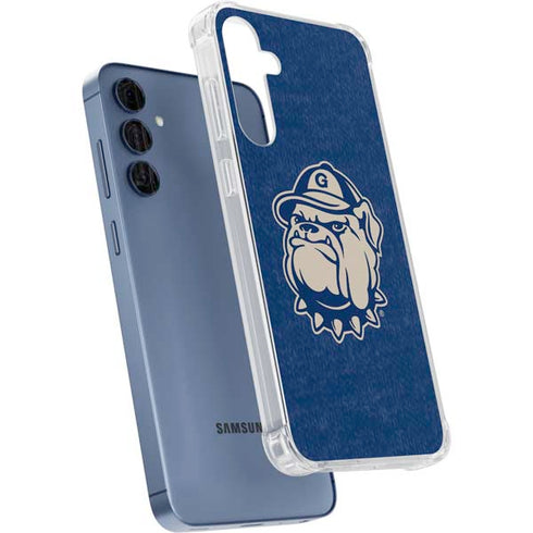 Georgetown University Jack the Bulldog Mascot Galaxy A55 5G Clear Case