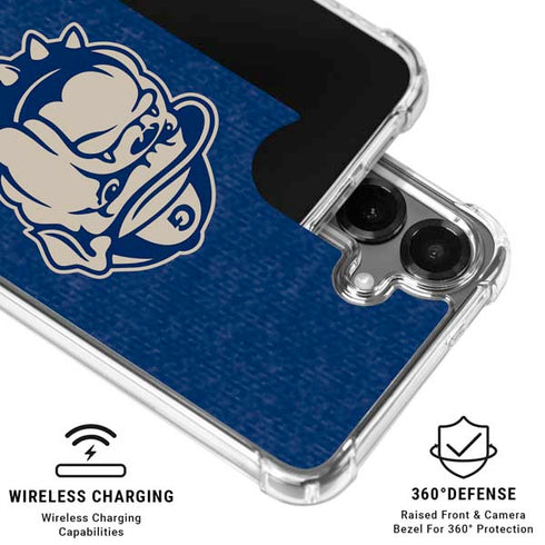 Georgetown University Jack the Bulldog Mascot Galaxy S26 Plus Clear Case