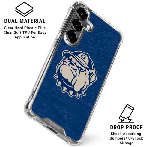 Georgetown University Jack the Bulldog Mascot Galaxy S26 Plus Clear Case