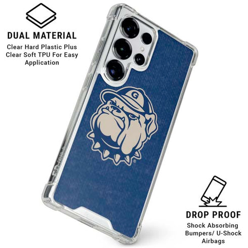 Georgetown University Jack the Bulldog Mascot Galaxy S26 Ultra Clear Case