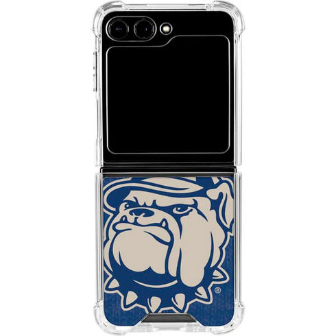 Georgetown University Jack the Bulldog Mascot Galaxy Z Flip6 Clear Case