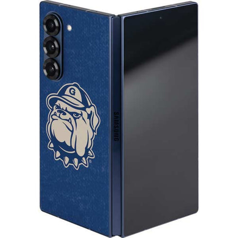Georgetown University Jack the Bulldog Mascot Galaxy Z Fold6 Skin