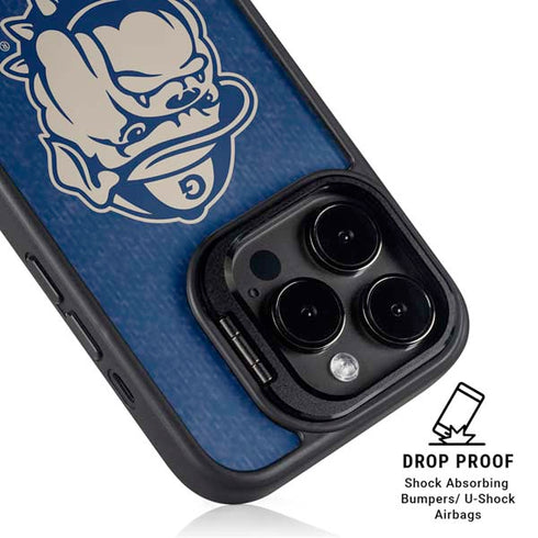 Georgetown University Jack the Bulldog Mascot iPhone 14 Pro Max Kickstand Case
