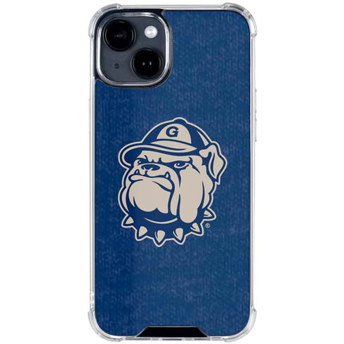 Georgetown University Jack the Bulldog Mascot iPhone 15 Clear Case