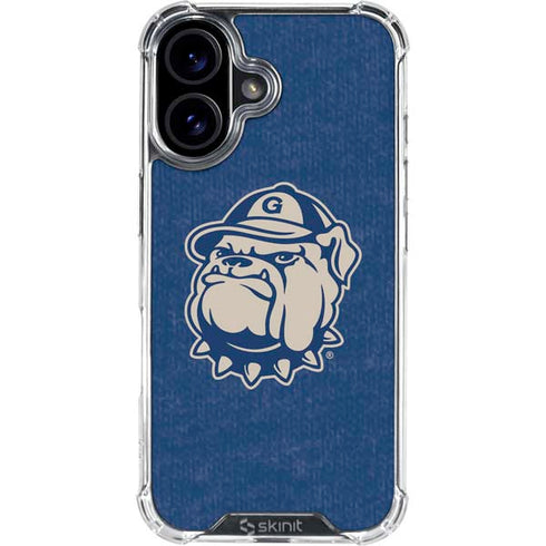 Georgetown University Jack the Bulldog Mascot iPhone 16 Clear Case
