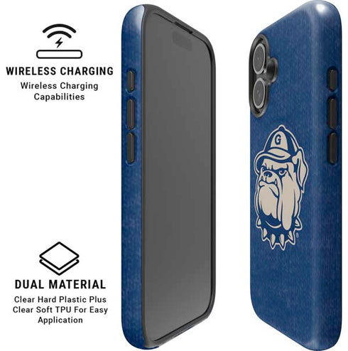 Georgetown University Jack the Bulldog Mascot iPhone 16 Magsafe Impact Case