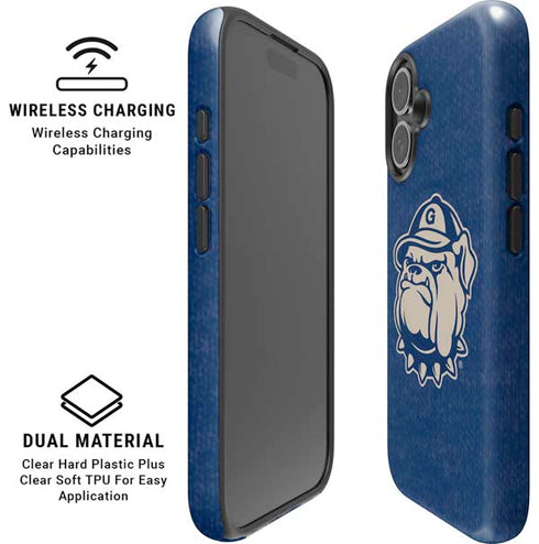 Georgetown University Jack the Bulldog Mascot iPhone 16 Plus Magsafe Impact Case