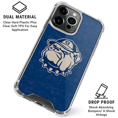 Georgetown University Jack the Bulldog Mascot iPhone 16 Pro Clear Case
